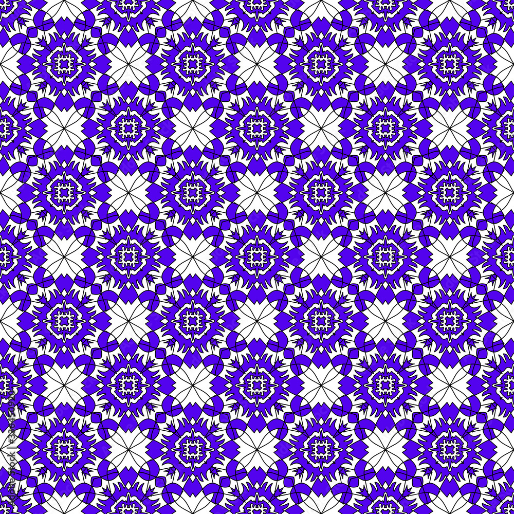 Square Seamless geometric pattern background. ornament for your design