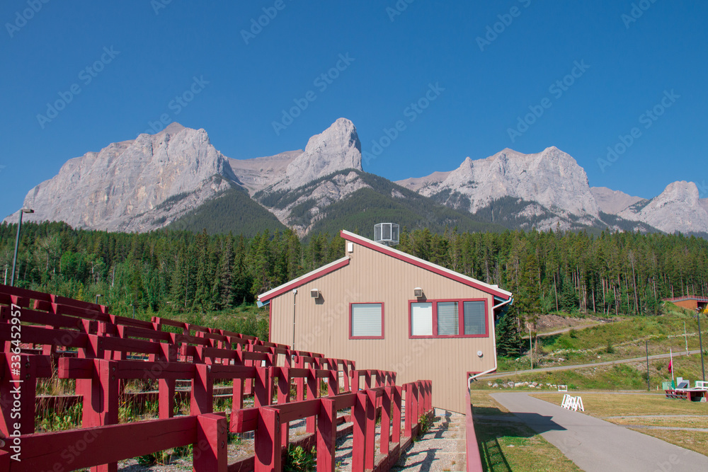 Canmore Nordic Center during summer