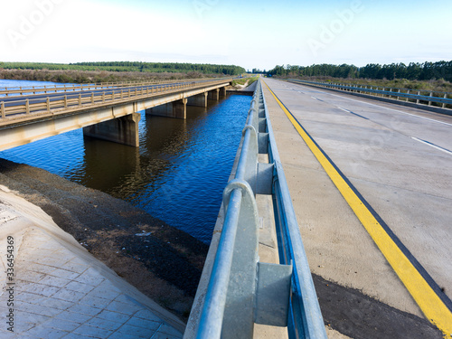 Bridge on National Route 14  in the province of Entre Rios  Argentina