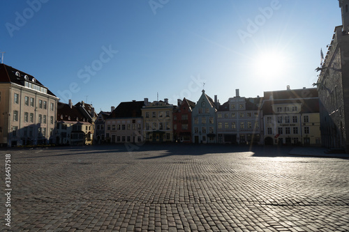 Old city Tallinn Estonia without people