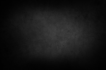 Grunge dark black textured concrete wall background