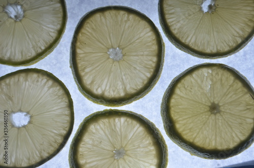 lemon and lime slices