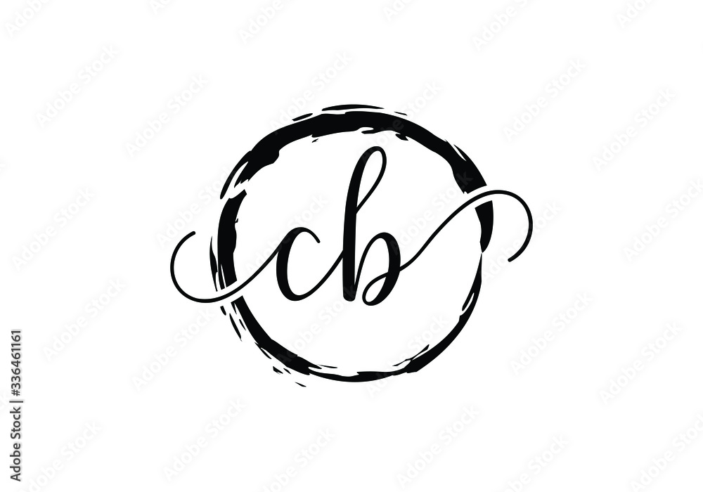 C B Initial Letter Logo design vector template, Graphic Alphabet Symbol for Corporate Business Identity