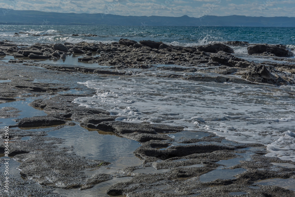 Naklejka premium Coastline North of Polis