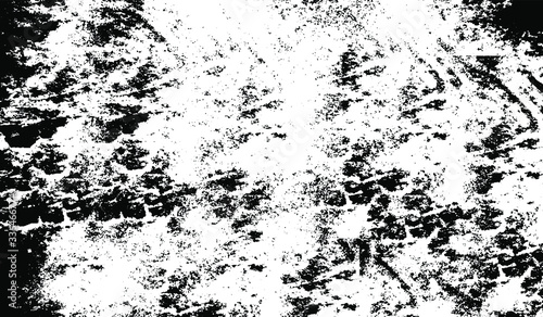 Wallpaper Mural Cracked Surface Grunge Texture Vector. Uneven Overlay. Distressed Grungy Effect. Vector Illustration.Black Isolated on White Background. EPS 10. Torontodigital.ca
