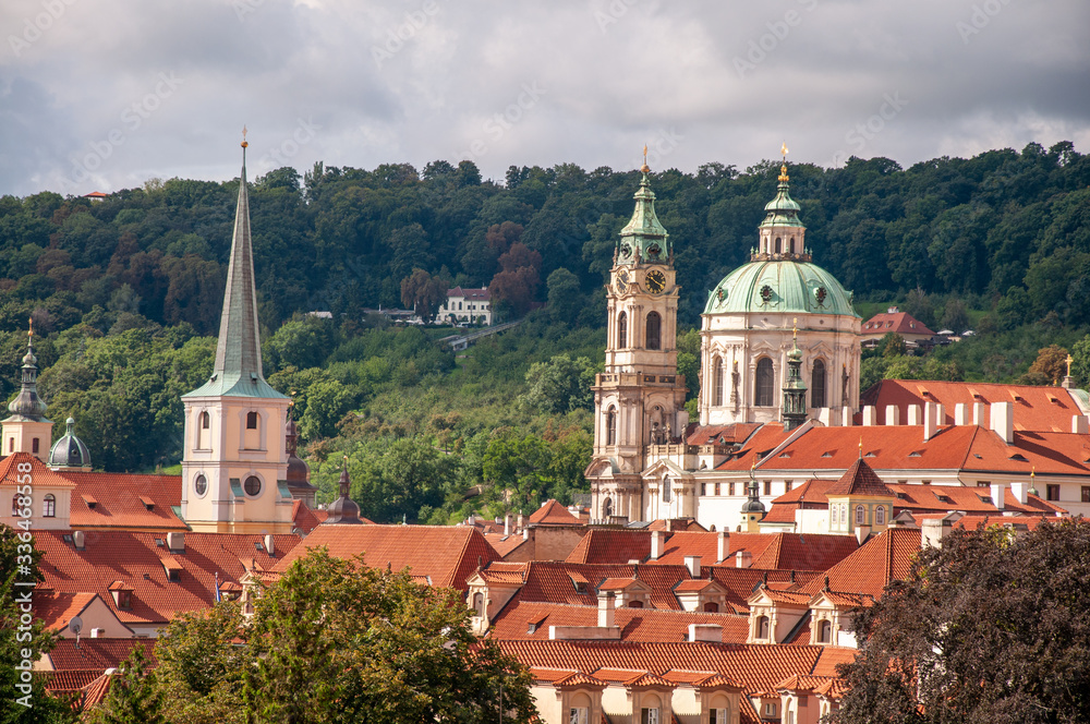 Fototapeta premium The National Monument of Culture of the Czech Republic Prague Grad is a fortress in Prague.