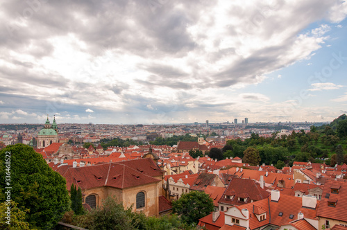 Prague Castle, one of the most famous landmarks of Prague at dawn