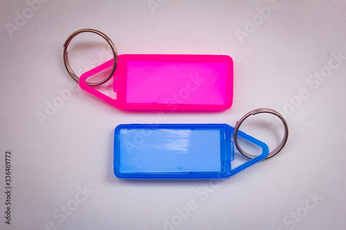 Group of key chains with tag option.
