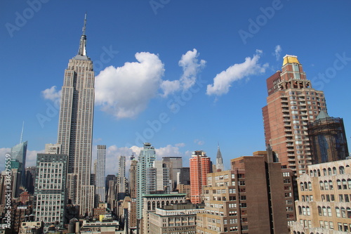 Skyline new york city (vue de Manhattan)
