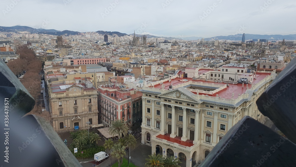 Fototapeta premium View from the Roof, Barcelona
