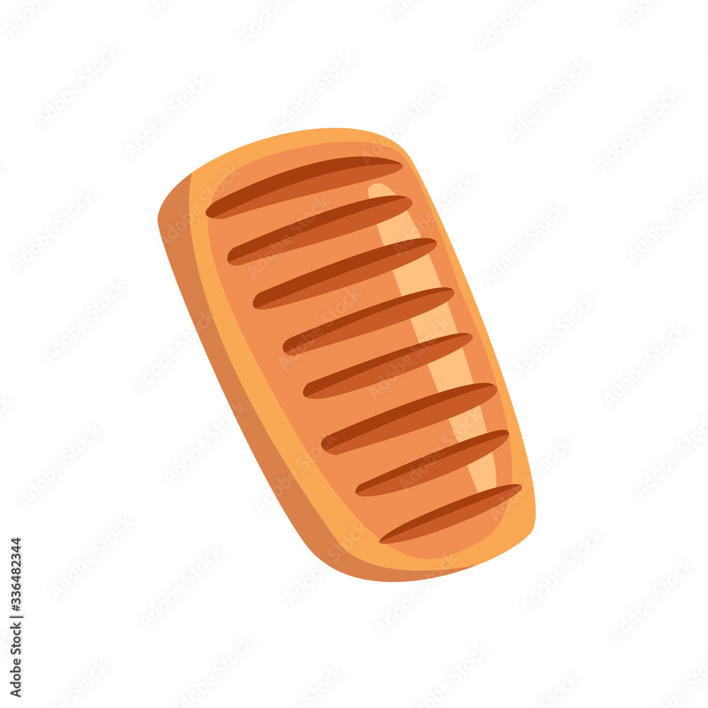 Bread illustration. Loaf, baguette, baton. Food concept. illustration can be used for topics like food, bakery, pastries, confectionery shop Bread illustration. Loaf, baguette, baton. Food concept. illustration can be used for topics like food, bakery, pastries, confectionery shop