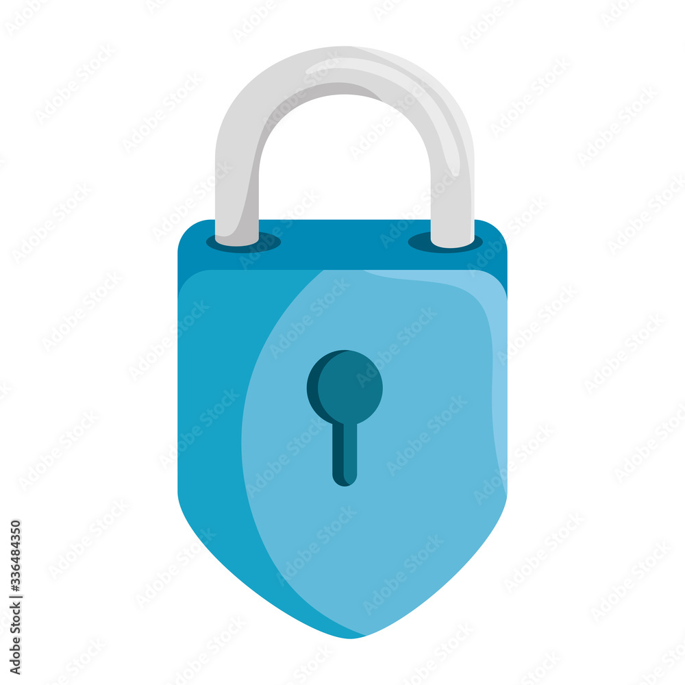 Padlock design of Security lock access door house safe safety and protection theme Vector illustration Padlock design of Security lock access door house safe safety and protection theme Vector illustration