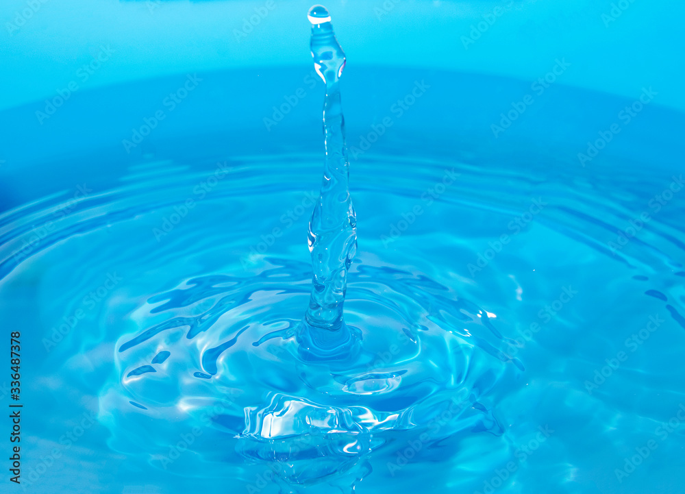 Abstract water drop and splash for background Abstract water drop and splash for background