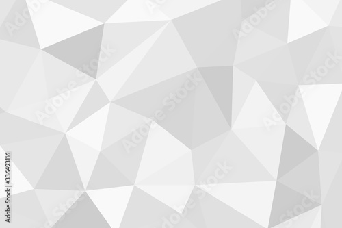 Grey silver abstract polygonal background. Applicable for cover design, invitations, presentations, flyers, posters, business cards. Contemporary art. Vector illustration EPS 10.