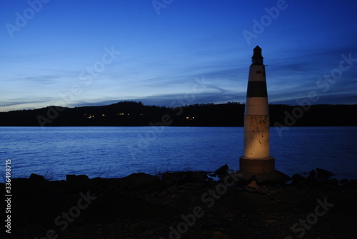 lighthouse at sunset