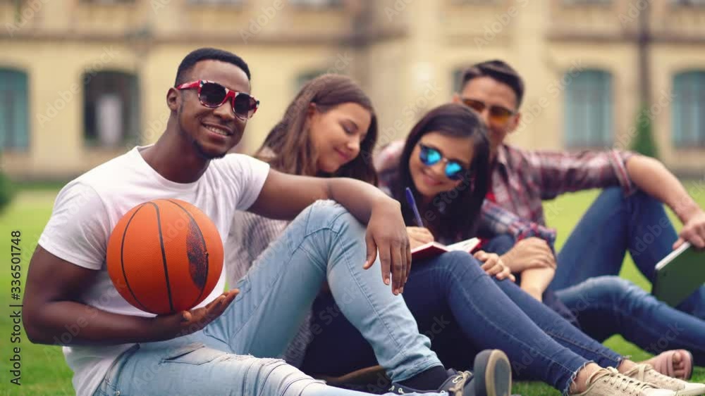 College students spend time together after school. College students spend time together after school.