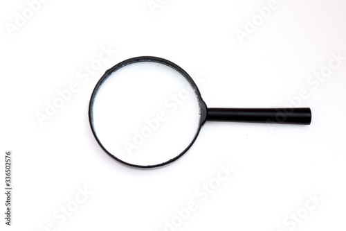 magnifying glass isolated on white
