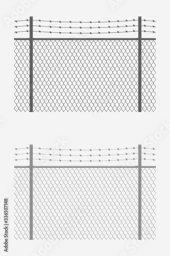 chain link fence barb wire