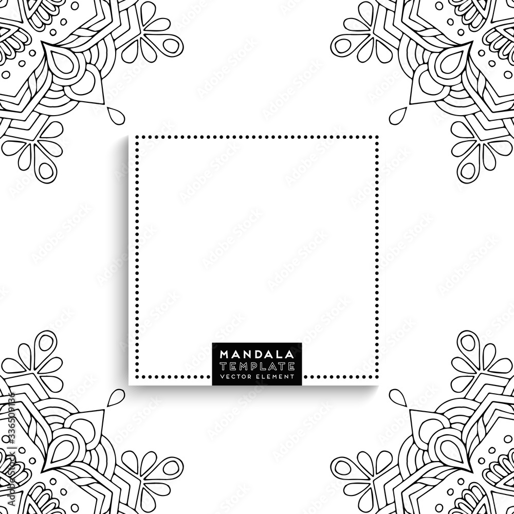 Obraz premium Mandala. Ethnic decorative elements