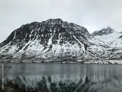 Traveling in the arctic, Norway Tromsø, Snow cold and solitude