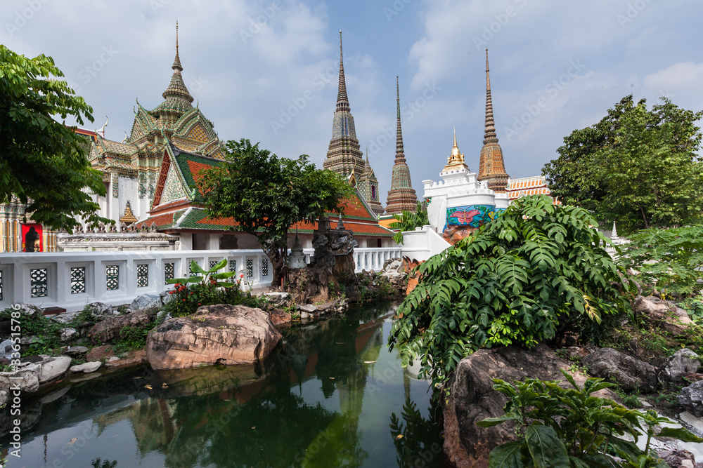Buddist temple Wat Pho Bangkok daylight Buddist temple Wat Pho Bangkok daylight