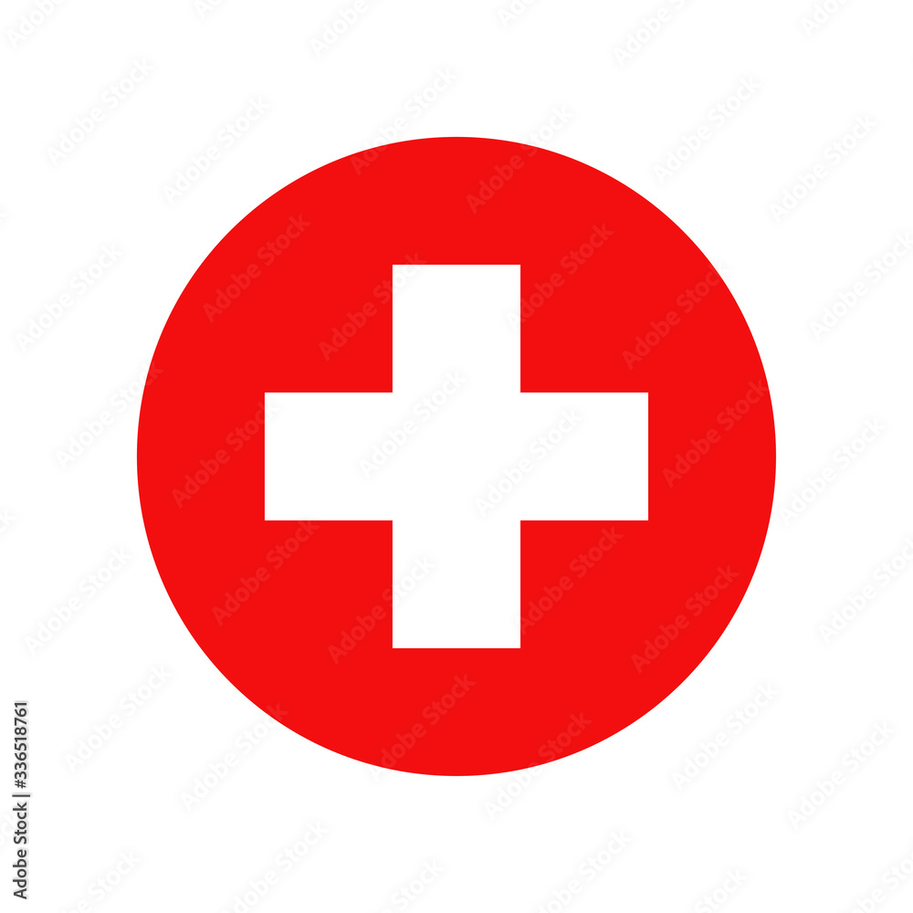 Red cross. Vector isolated icon. Medicine health hospital sign symbol. Vector abstract graphic design. Emergency medicine. First aid. Health care. Red cross. Vector isolated icon. Medicine health hospital sign symbol. Vector abstract graphic design. Emergency medicine. First aid. Health care.
