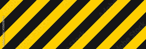 Stripe line background vector illustration. Diagonal yellow and black stripe lines pattern. Abstract geometric striped texture. Geometric style. Textile design texture.