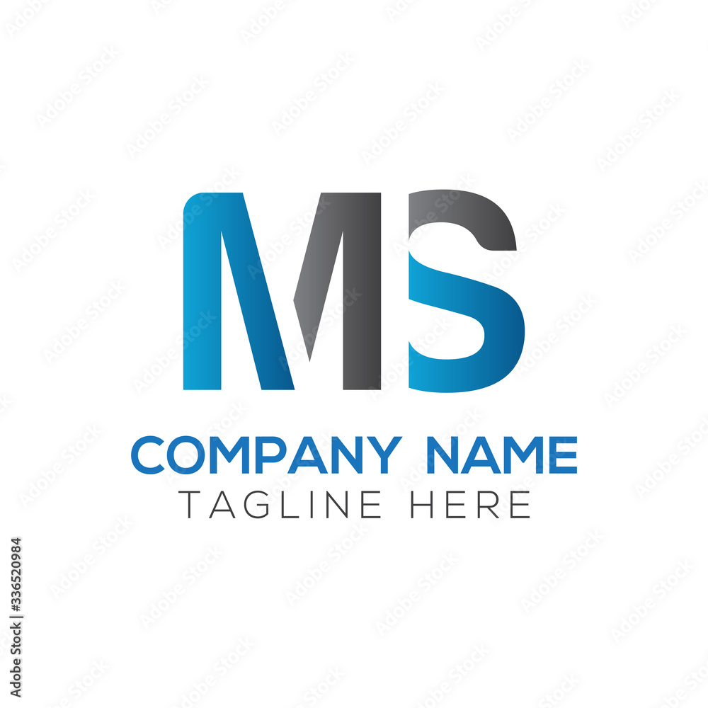 Initial MS letter Logo Design vector Template. Abstract Letter MS logo Design Initial MS letter Logo Design vector Template. Abstract Letter MS logo Design