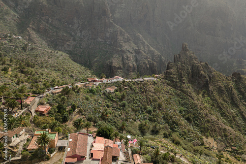 Aerial View of Mask village in Tenerife