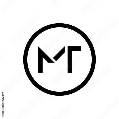 Free Download Initial MT letter Logo Design vector Template. Abstract Letter MT logo Design - GFXLoad