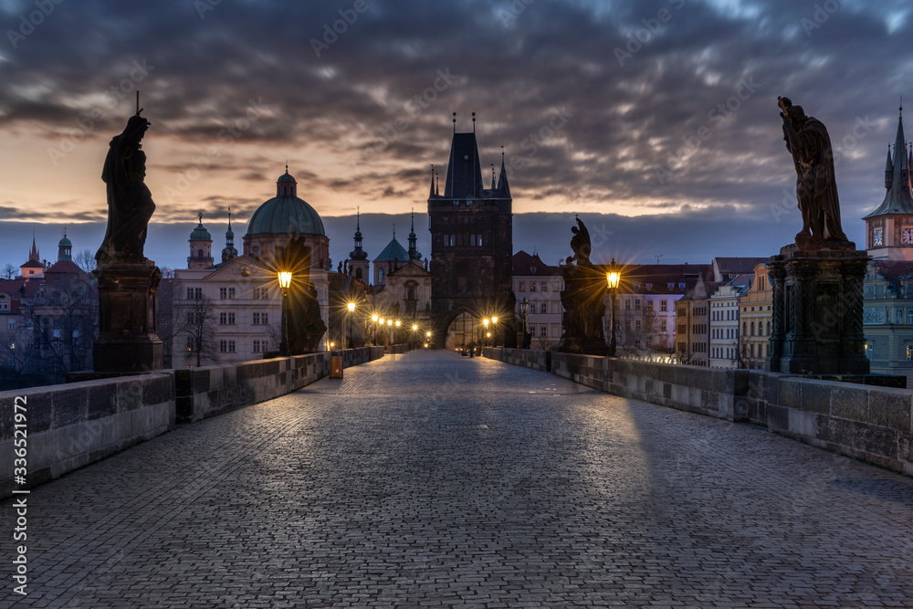 Scenic view of the Old Town in Prague, Czech Republic.