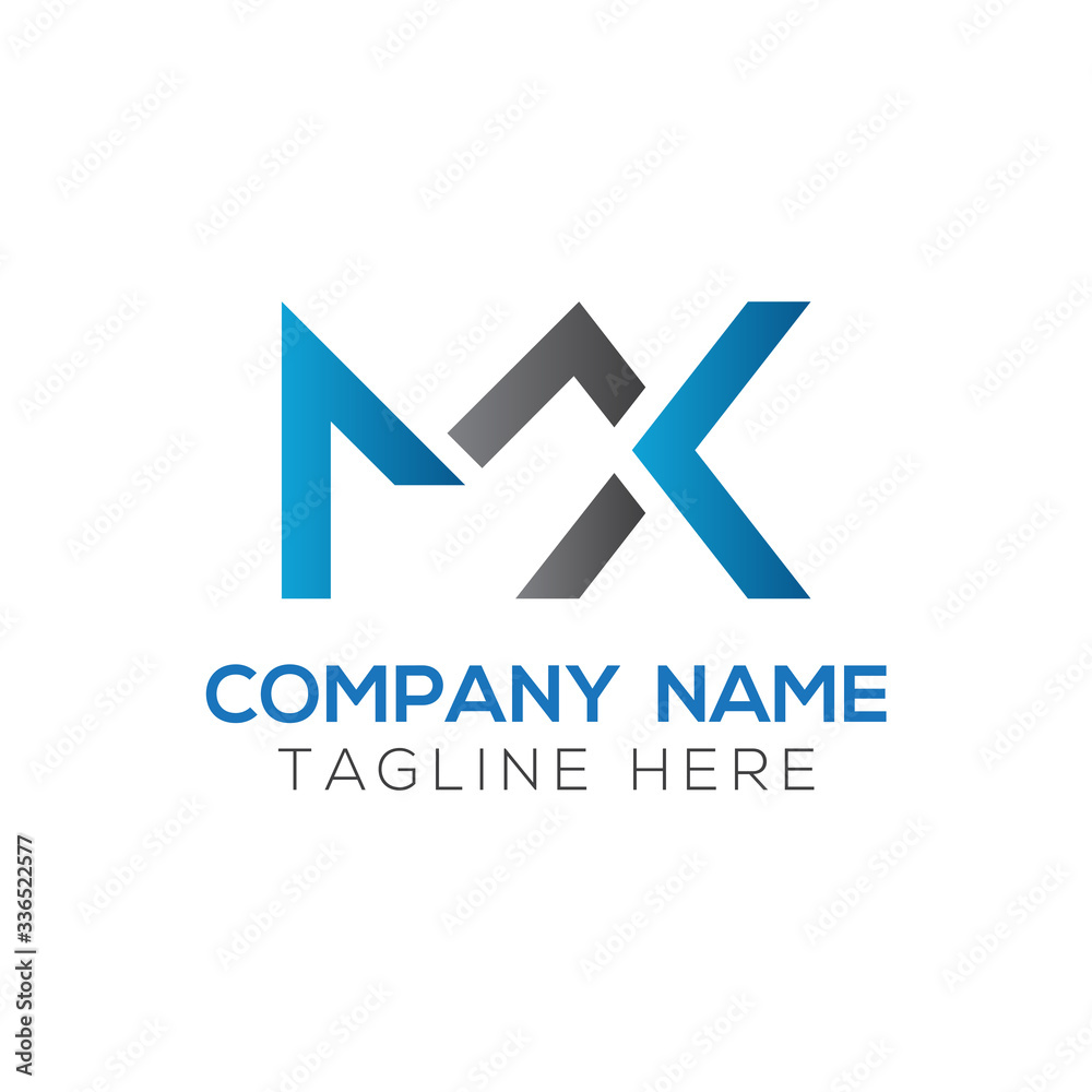 Initial MX letter Logo Design vector Template. Abstract Letter MX logo Design Initial MX letter Logo Design vector Template. Abstract Letter MX logo Design