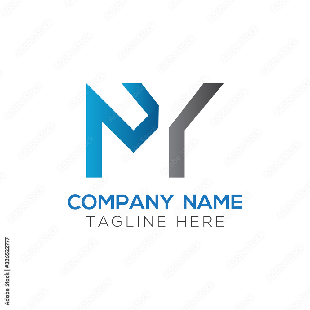 Initial MY letter Logo Design vector Template. Abstract Letter MY logo Design Initial MY letter Logo Design vector Template. Abstract Letter MY logo Design
