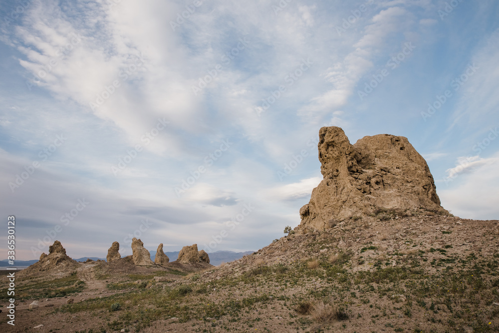 rock formations in California desert
