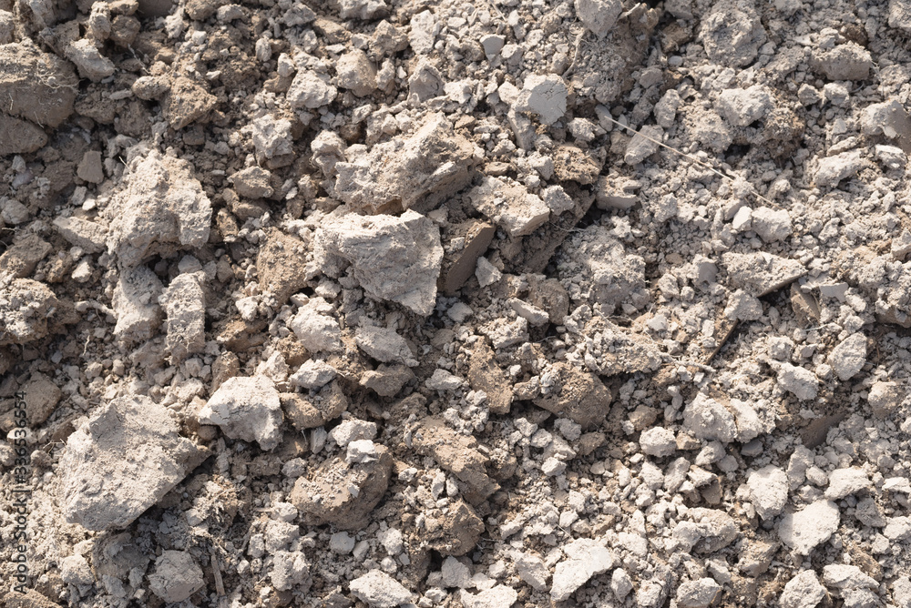 Plowed land before sowing crops. Plowed land before sowing crops.