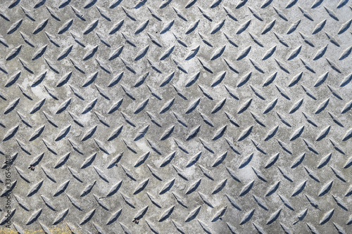 Abstract metal diamond plate background