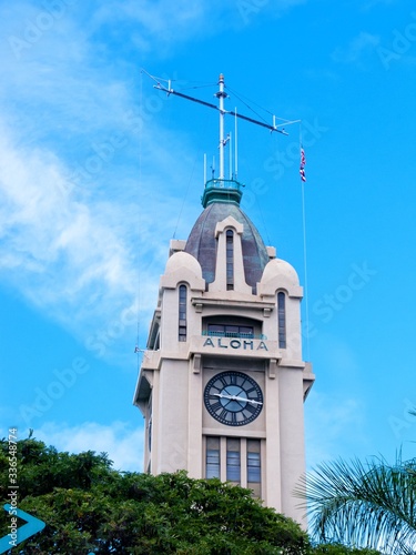 Aloha Tower, Honolulu. Honolulu, Hawaii photo