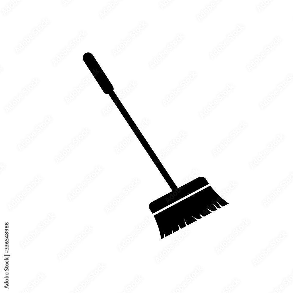 broom flat design illustration broom flat design illustration