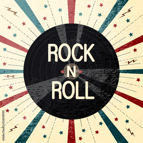 International Rock and Roll Day concept.