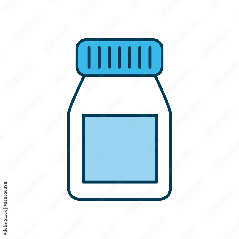 test bottle icon, line and fill style test bottle icon, line and fill style