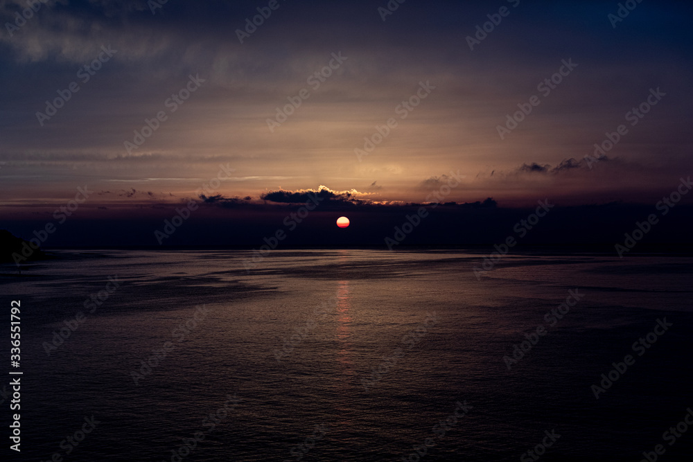 crossing the strait of Gibraltar in the morning crossing the strait of Gibraltar in the morning