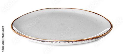 Clean plate on white background