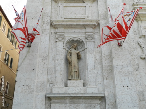 Siena, Italy, Church of Santa Maria in Provenzano, Detail photo