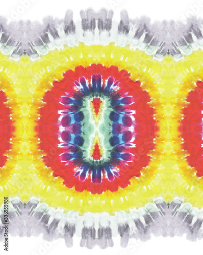 Tie-dye pattern of seamless watercolor color