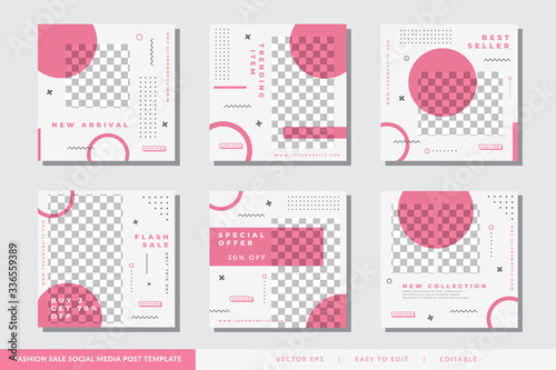 Minimalist Social media post Instagram template fashion