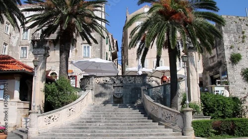 Morska Vrata (Sea Gate) in Korcula old town, Croatia