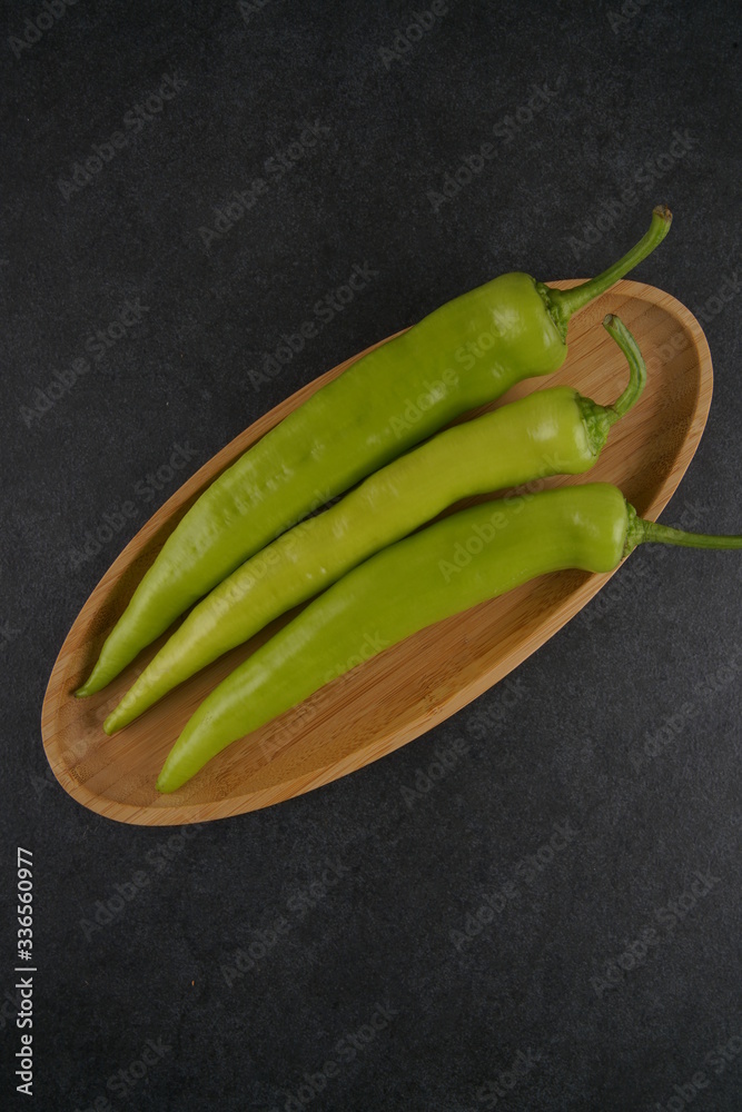 Sweet Green pepper-Village chili stock photo Sweet Green pepper-Village chili stock photo