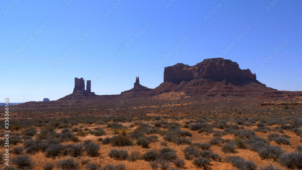 Amazing rock sculptures at Monument Valley - travel photography