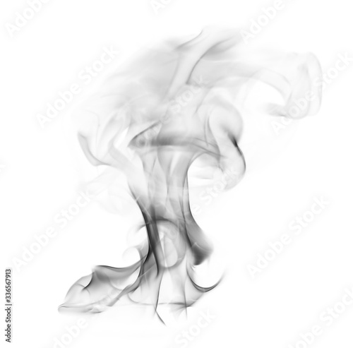 Smoke white background