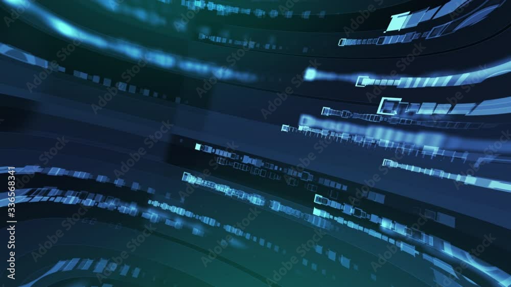 high speed line abstract technology background digital fiber hi tech binary code virtual space stage show concept